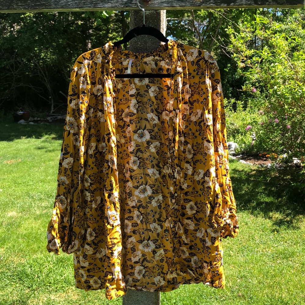 Free People Button Up Shirt